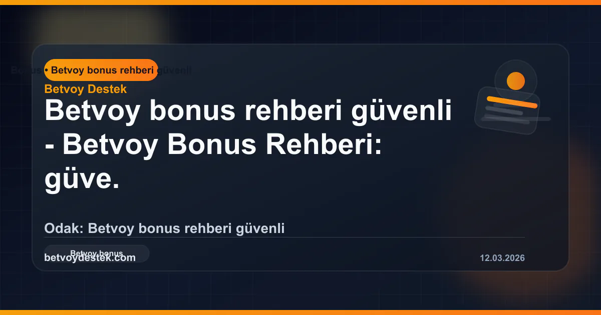 Betvoy bonus ve promosyon etiket görseli
