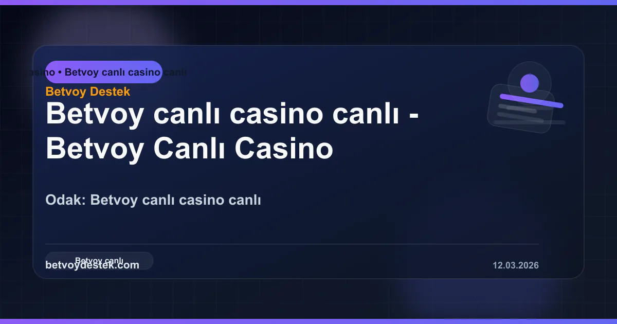 Canlı Casino Strateji Rehberi: Uzman İpuçları
