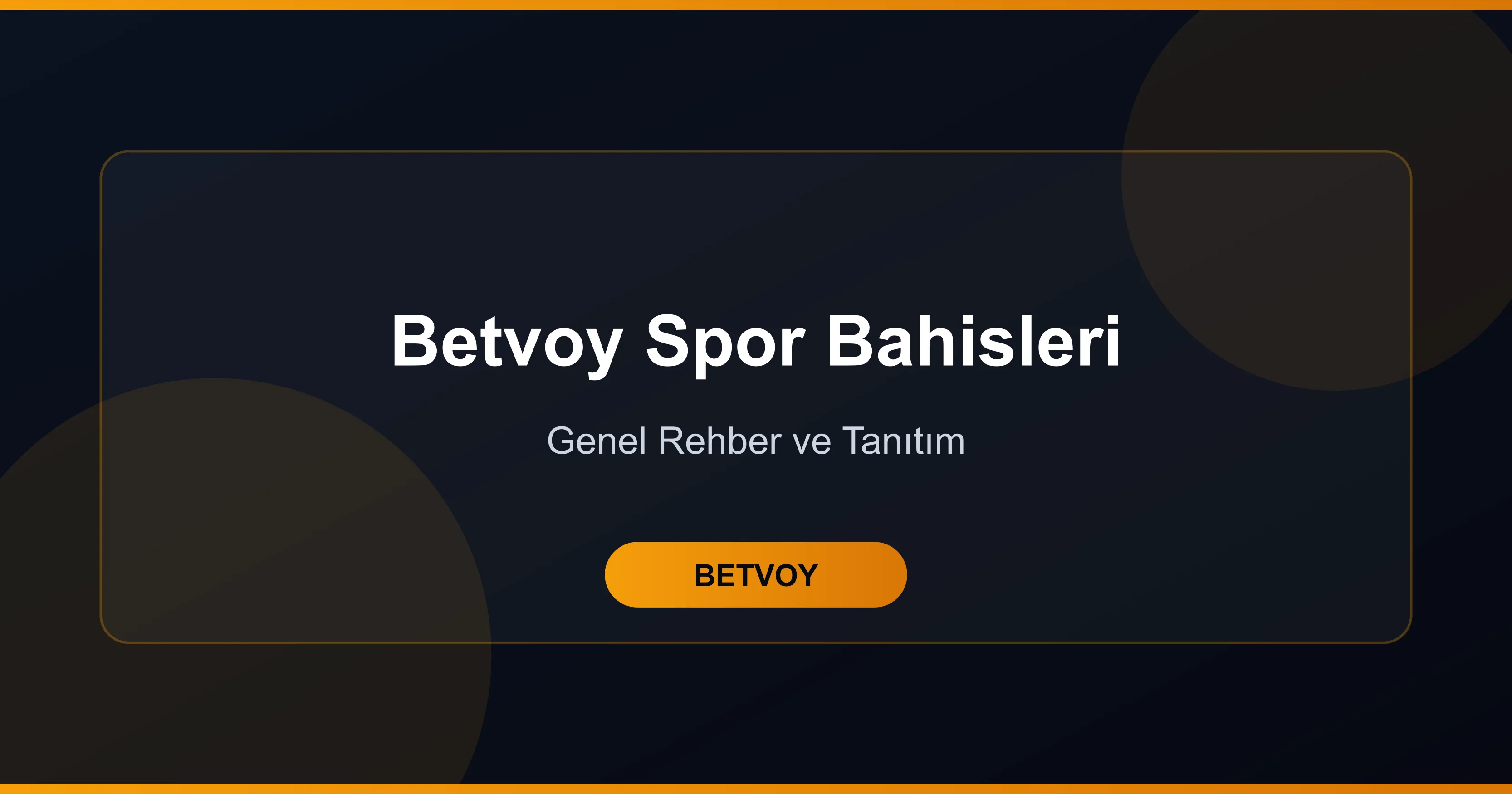 Betvoy Spor Bahisleri: Kapsamlı Bahis Rehberi