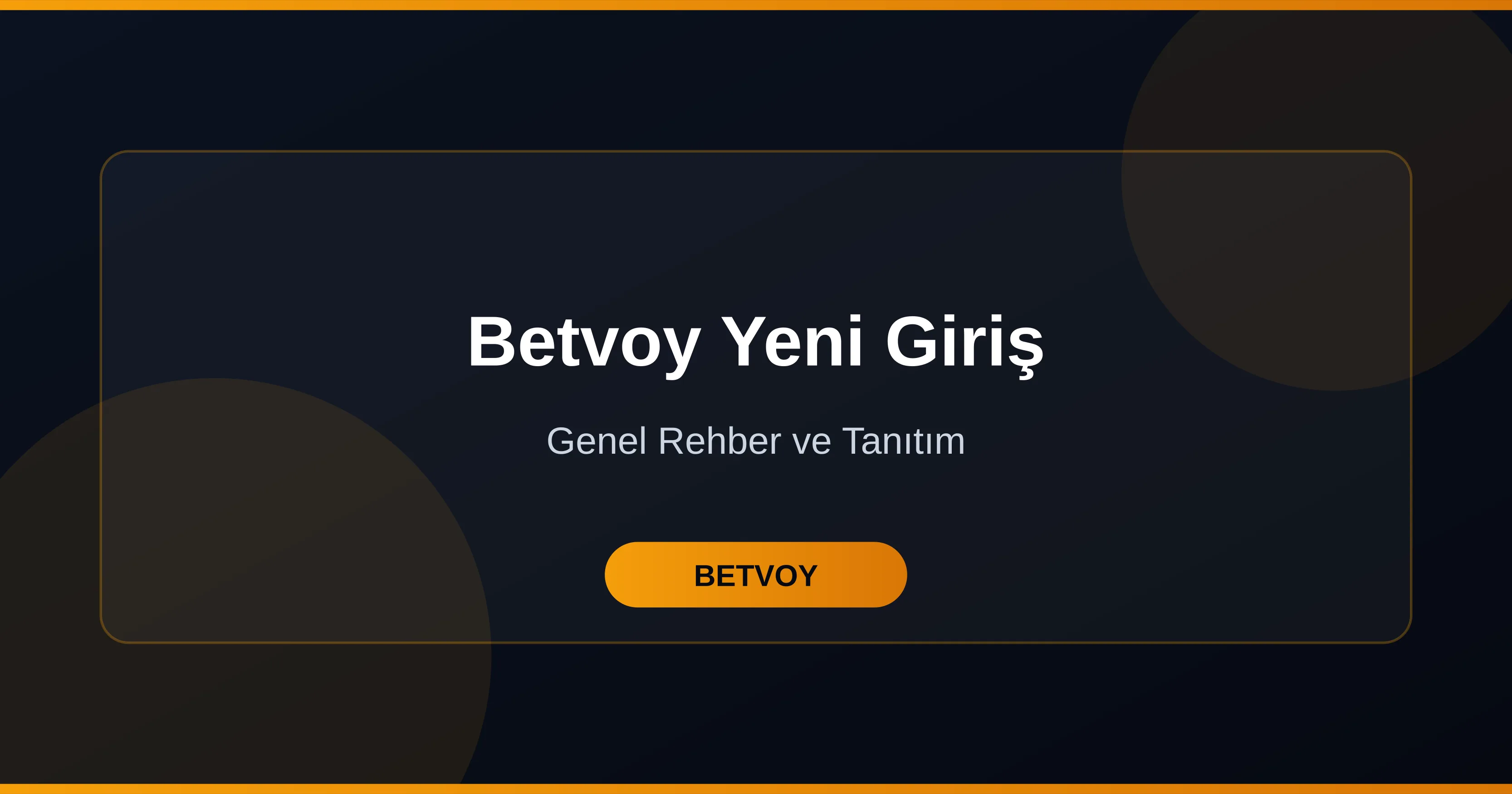 Betvoy Yeni Giriş
